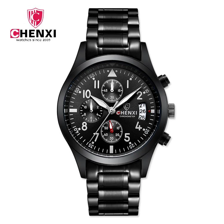 CHENXI 904 2019 Luxury Brand Men Watches Stainless Steel Band Waterproof Quartz Wristwatch Fashion Male Watch
CHENXI 904 2019 Luxury Brand Men Watches Stainless Steel Band Waterproof Quartz Wristwatch Fashion Male Watch