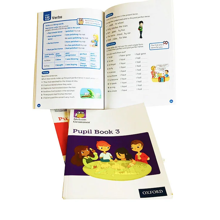 oem design provided text book for school teaching use book