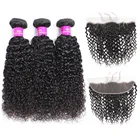 Wholesale Peruvian Hair Mink brazilian virgin hair Swiss Lace Front Closure extension