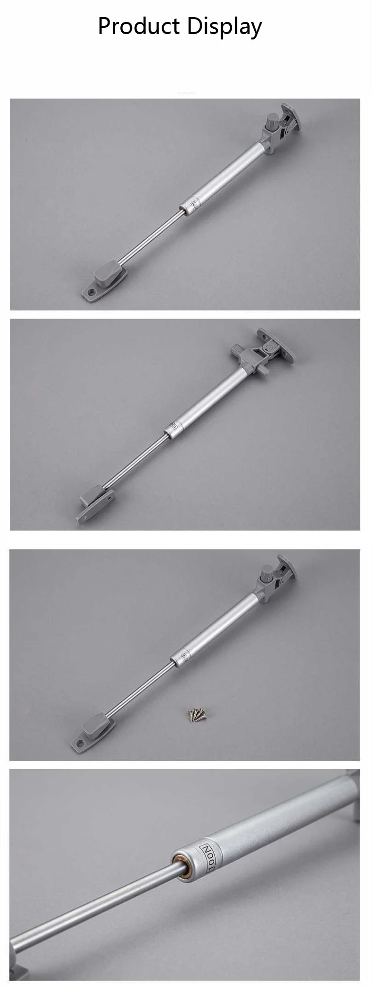 Easy lift gas spring with 100N  for cabinet gas spring with LED light VT-05.007