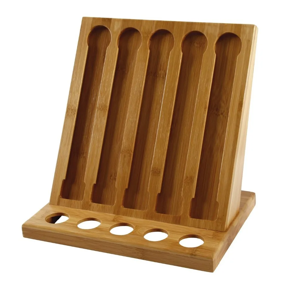 Factory direct sell Premium Natural  bamboo cafe stack holder coffee organizer box