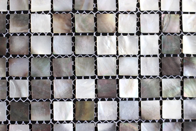 300x300mm Black Lip Mother Of Pearl Shell Mosaic Brick