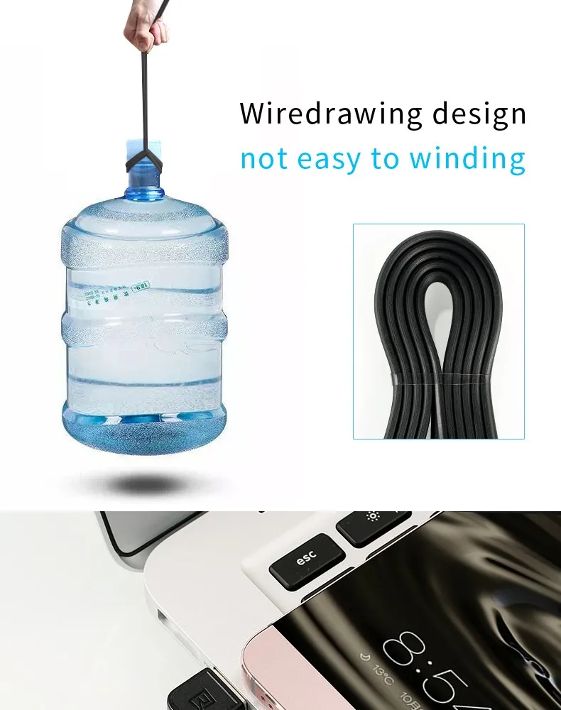 Shenzhen Remax RC-066th LESU 3 in 1 USB Charging Cable - ANKUX.COM