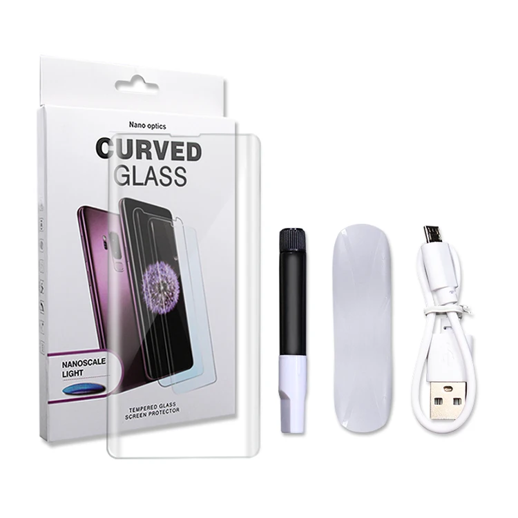 New Product 3D Full Adhesive UV Glue Tempered Glass Screen Protector For Samsung Galaxy S10
New Product 3D Full Adhesive UV Glue Tempered Glass Screen Protector For Samsung Galaxy S10