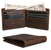 Wholesale Leather Wallet Men OEM&ODM Man Purse Credit Card Holder Coin Change Purses Short Slim Wallet