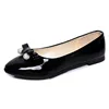 cheelon shoe daily use lazy pu leather bow tie belly slip on ladies leisure flat shoes