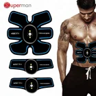 EMS Six Abdominal electric Muscle Trainer Body Fitness Body Slimming and Weight Loss Toning Belt