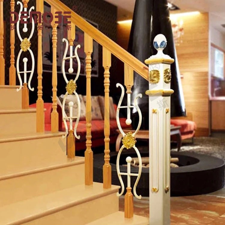 Residential Wrought Iron Stair Railing/balustrade Grill Design Buy Wrought Iron Stair Railing