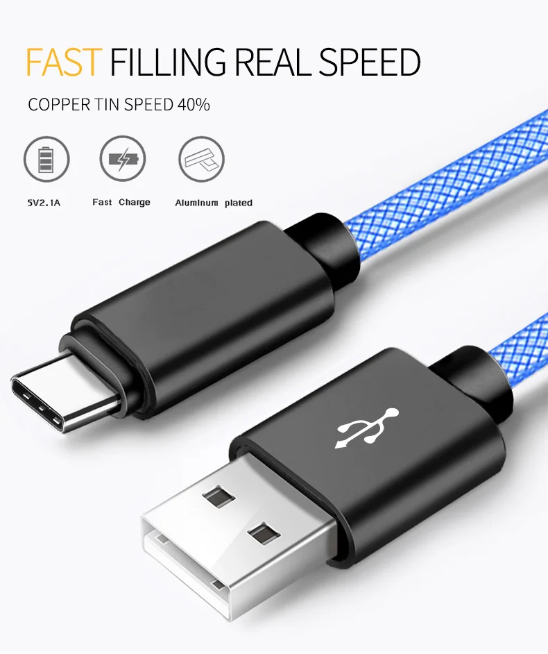 Wholesale alibaba best sellers 1m 3ft factory price fish net usb c cable for type c - ANKUX.COM