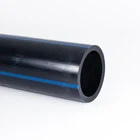 PN 1.0Mpa SDR17 high flexibility polyethylene black hdpe pipe for water drain