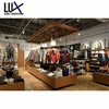 Unique Shape Attractive Wooden Display Stand For Ladies Clothes Shop Design