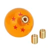 auto orange color dragonball z balls automatic gear shift knob with red 5 stars
