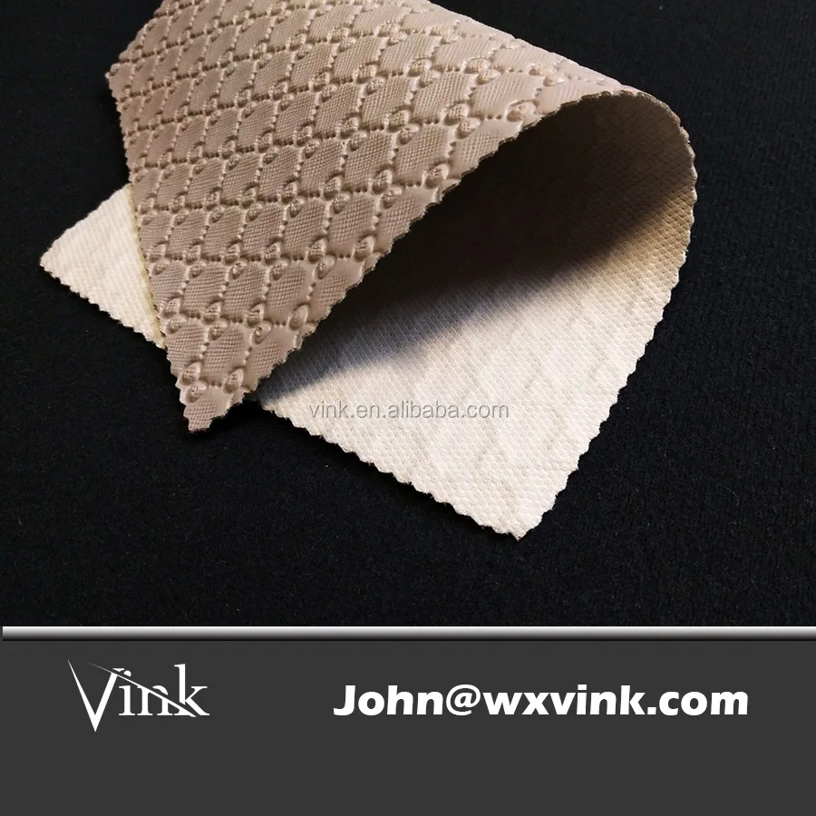 2017 Decorated PVC Synthetic Leather Textiles