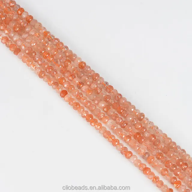 multi tourmaline faceted rondelle beads