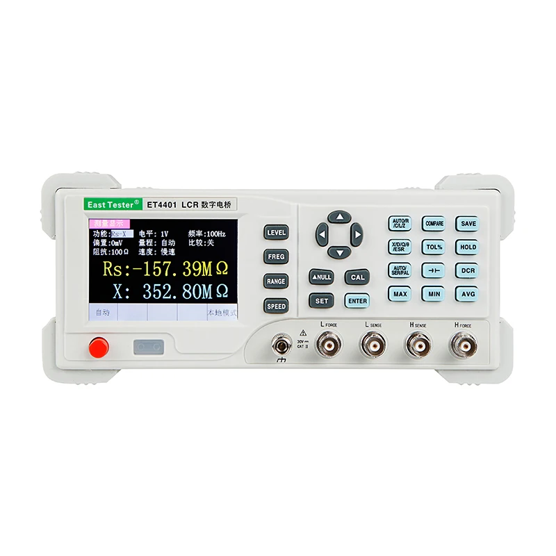 ET4401 Desktop Digital Bridge Capacitance Resistance Impedance Inductance Meter Measure L CR Bridge L CR Meter