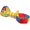 Jungle Gym Kids Tents w/ Basketball Hoop, Tunnels, Ball Pit for Boys, Girls, Babies, and Toddlers with Zipper Storage