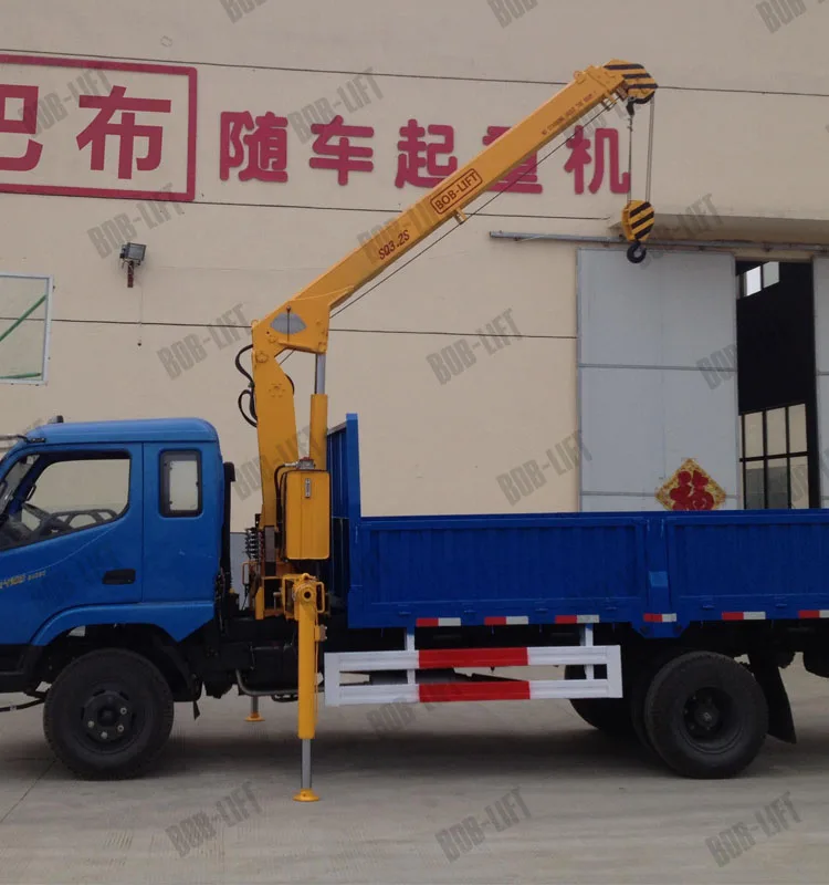 mini pickup mobile truck mounted lift crane from Xuzhou Boblift
