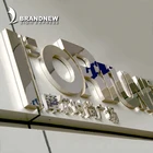 Personalized signs letters 3d metal logo for wall