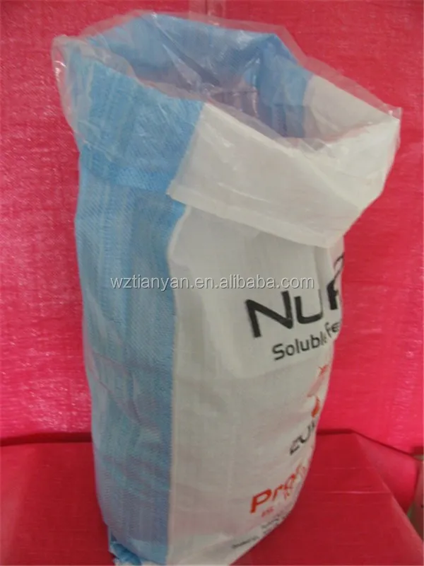 high quality 50kg white sugar polypropylene woven bag