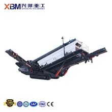 High efficiency mobile stone crusher, mobile crushing plant for sale