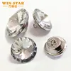 Satellite shaped buckle furniture leather sofa glass crystal button ZD-L022-A
