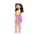 Quick dry anti-UV sunsuits swimming suits beach wear