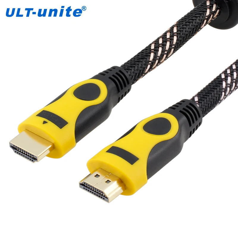ULT-unite Nylon Braided RF Shielding HDMI Cable with Ferrite Core EMI Filter - ANKUX.COM