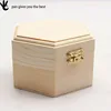 Chinese manufacture unfinished decorative wooden box for gift for perfume