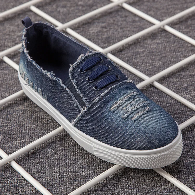 Unbranded Customized Men Denim Blue Jean Shoes No Shoelace Sneaker, Blue or customized
Unbranded Customized Men Denim Blue Jean Shoes No Shoelace Sneaker, Blue or customized