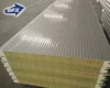 Qingdao Low Cost Color Steel Sound Proofing Rock Wool Acoustic Wall Panel Mineral Wool Sandwich Panel