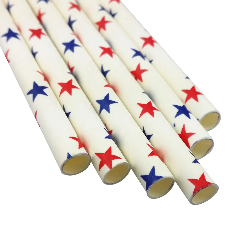 RainbowBear FREE SHIPPING Red Blue Stars Cocktail Paper Straws Bulk Packed for Party Decoration
RainbowBear FREE SHIPPING Red Blue Stars Cocktail Paper Straws Bulk Packed for Party Decoration