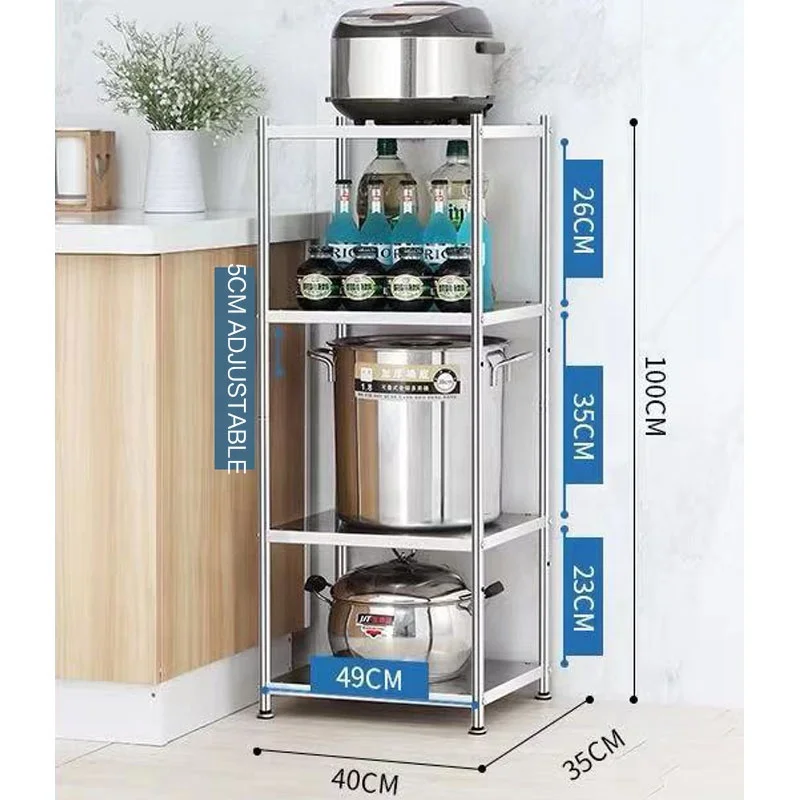 Multi-Layer Metal Durable Foldable Collapsible Adjustable Household Kitchen Storage Wire Rack Shelf, Natural color
Multi-Layer Metal Durable Foldable Collapsible Adjustable Household Kitchen Storage Wire Rack Shelf, Natural color