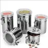 Durable Stainless Steel sealer container / Storage Container Snack Cans / kitchen spice storage