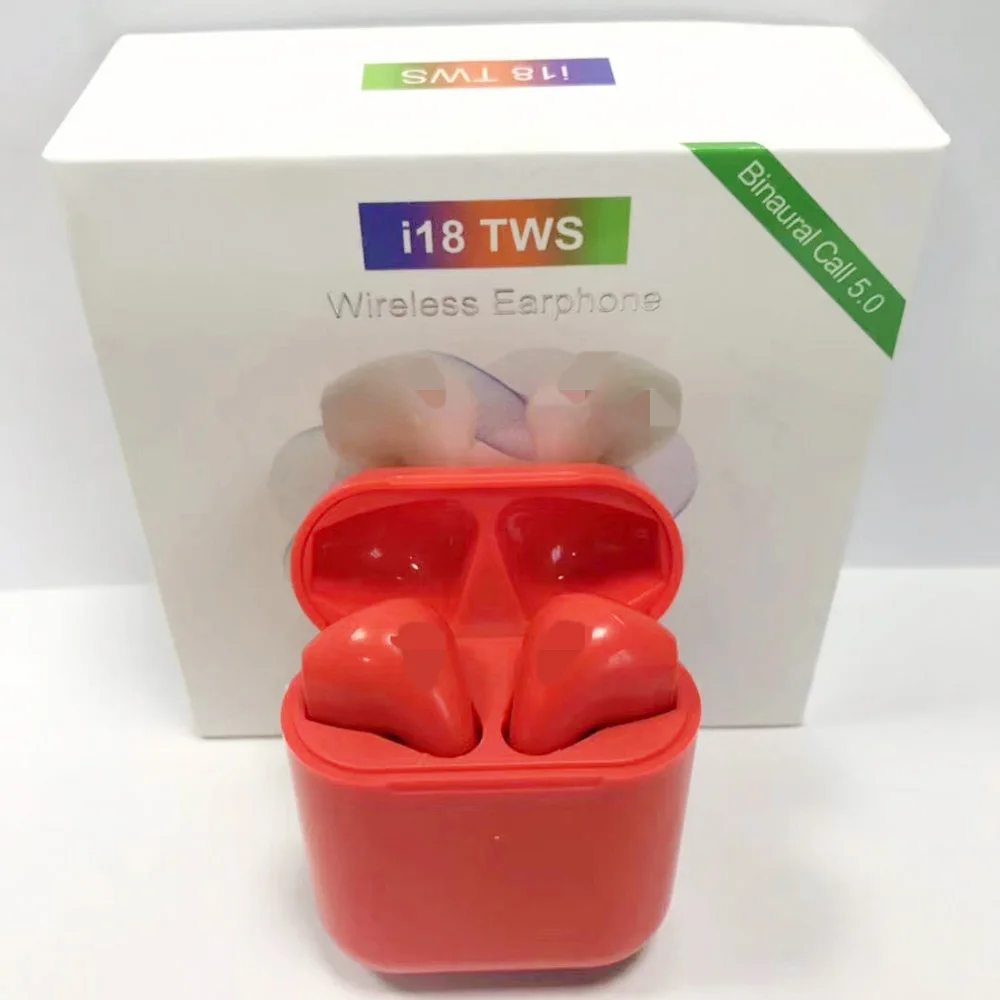 i18 tws wireless earbuds touch control auto power on support siri BT 5.0 bluetooth earphone - ANKUX.COM