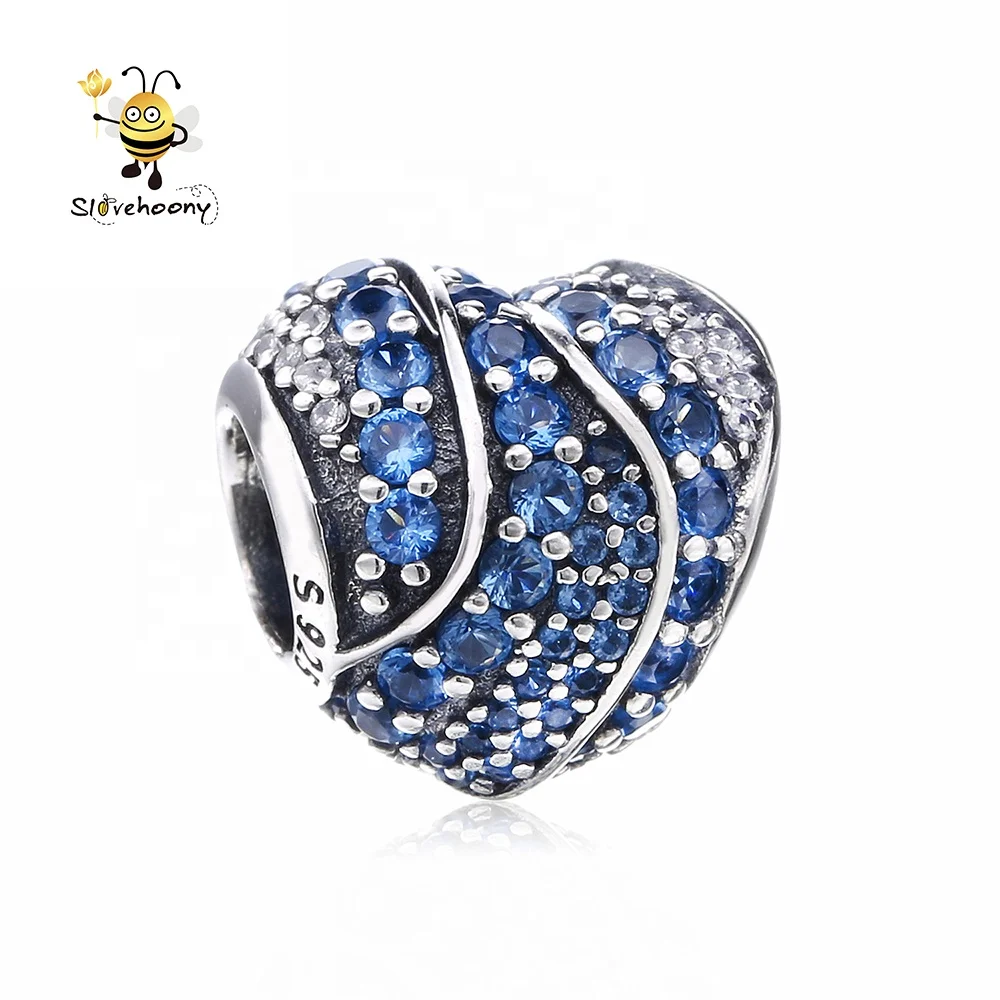 Slovehoony 925 Silver Jewelry London Blue Stone Charms heart shaped beads for DIY Jewelry Making
Slovehoony 925 Silver Jewelry London Blue Stone Charms heart shaped beads for DIY Jewelry Making
