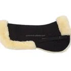 2017 China wholesale horse equipment English equine Nahum fleece Sheepskin half Saddle Pad for horse