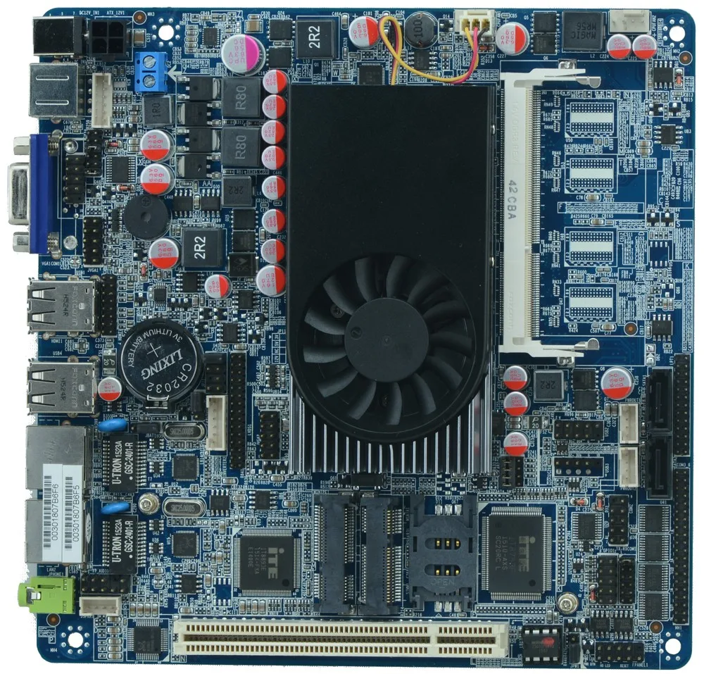 Low Cost 2 Ports Vending Machine Motherboard With Intel