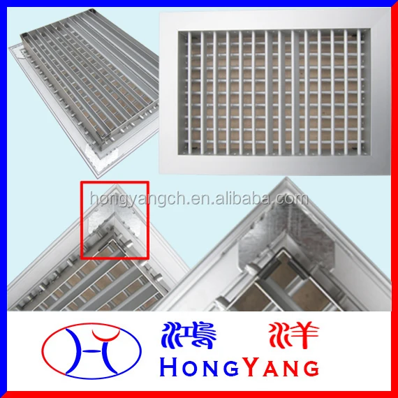 Clip type Double Deflection Supply Air Grille
