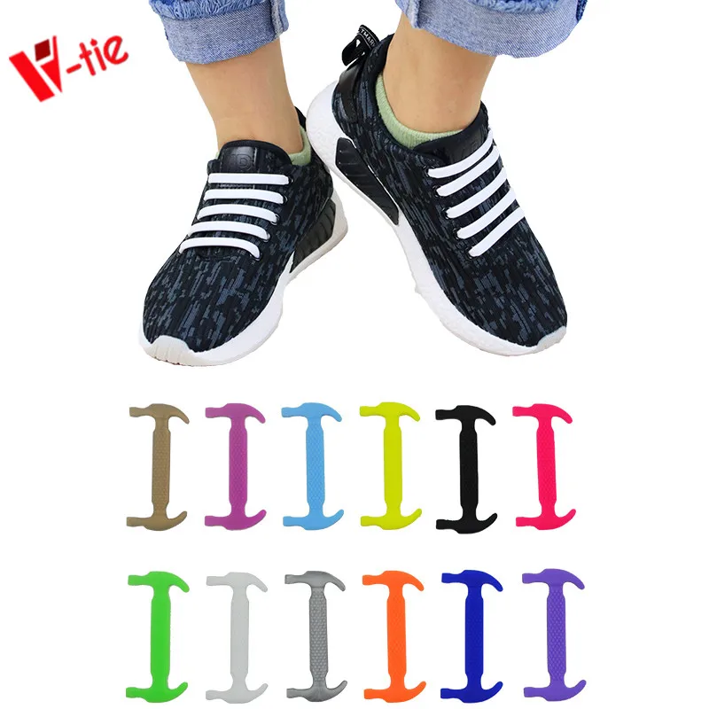 No tie shoe strings silicone flat tieless running elastic for kids and adults, 13 colors
No tie shoe strings silicone flat tieless running elastic for kids and adults, 13 colors