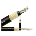China shenzhen optical fibre manufacturer supply 12 24 36 72 core single mode aerial ADSS fiber optic cable drum