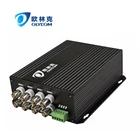 BNC Converter WDM Analog 8ch Video 1ch RS485 Coaxial Optical Video Transmitter and Receiver for Digital CCTV Camera