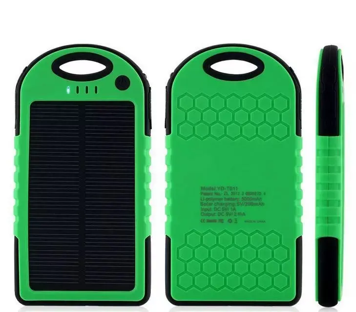 jipstar Portable waterproof solar panel led light power bank charger, solar powerbank with compass - ANKUX.COM