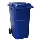 Colored 240L Plastic Bin 240liter Blue garbage container