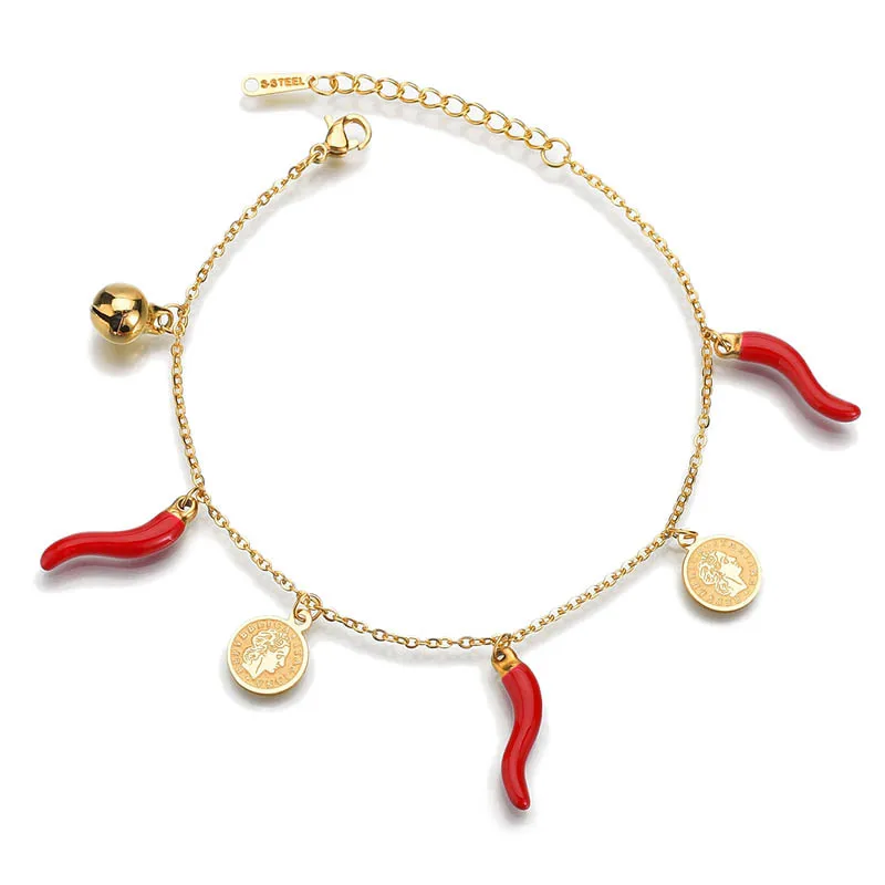 Fashion Queen Head Portrait Bell Pepper Simple Women Stainless Steel DIY Bracelet, As picture
Fashion Queen Head Portrait Bell Pepper Simple Women Stainless Steel DIY Bracelet, As picture