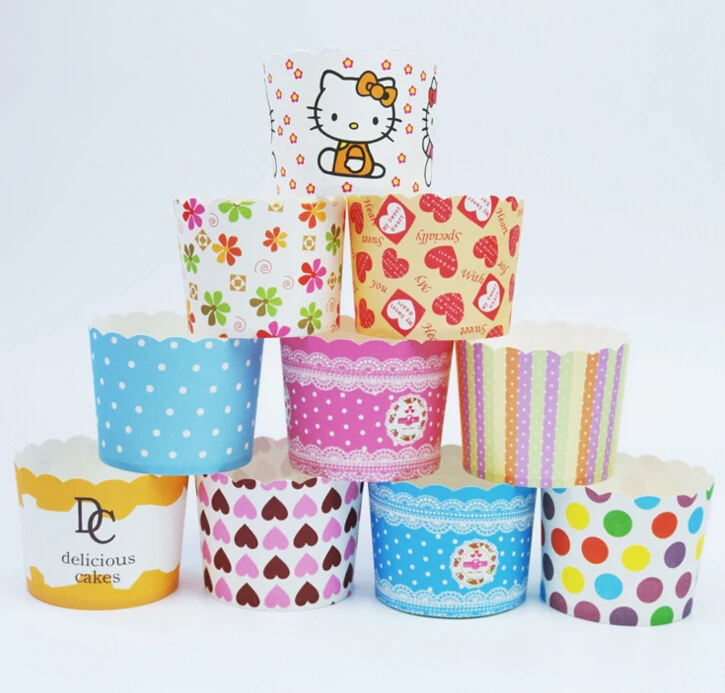 Middle Size Cartoon Rainbow Colorful Cake Cup muffin Cake cup 35-50g volume 50pcs/pack
Middle Size Cartoon Rainbow Colorful Cake Cup muffin Cake cup 35-50g volume 50pcs/pack
