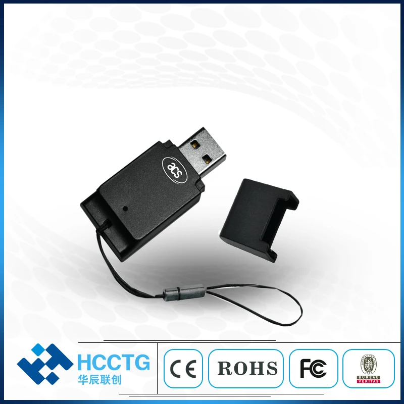 Banking & Payment EMV Chip Mini Portable Handheld Smart Card Reader ACR39T-A1
