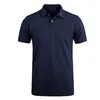 solid Color Breathable Classic Men's Polo Shirt Brand Clothing Men's Short-sleeved leisure Polo Shirt