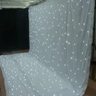 Stage backdrops LED star curtain light