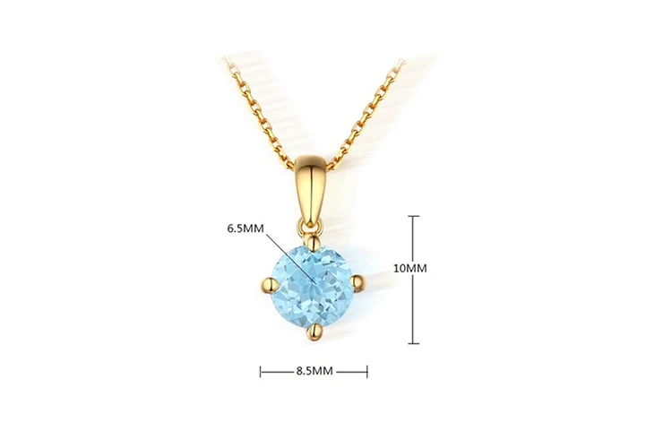 gift natural citrine silver jewellery online custom pendant