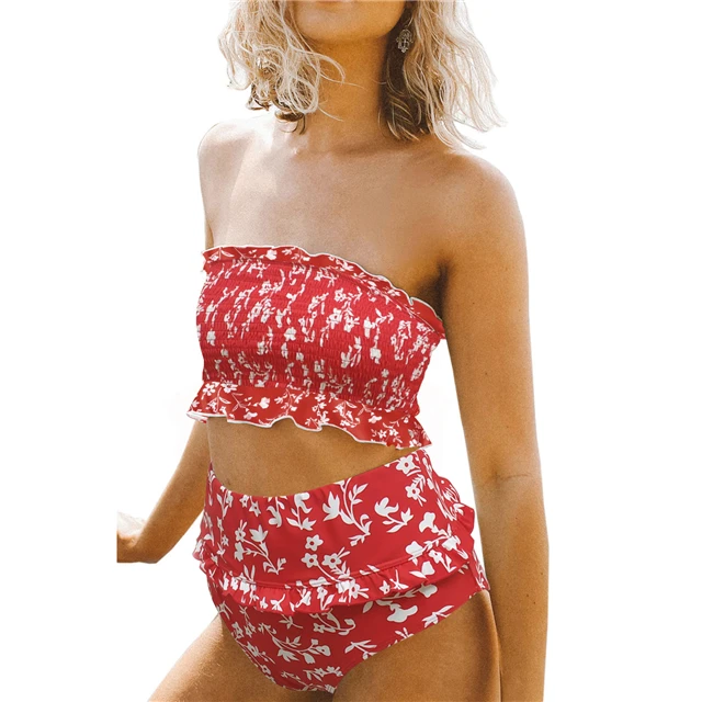 2019 Wholesale New sexy triangle print high waist bikini split female swimsuit, Orange/red/sky blue
2019 Wholesale New sexy triangle print high waist bikini split female swimsuit, Orange/red/sky blue